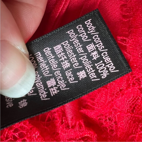 Victoria's Secret Red Satin Tank Top - Picture 4 of 5